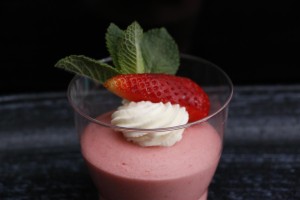 Erdbeere Mousse